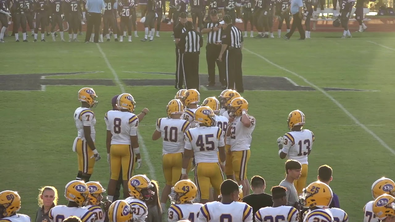 Prep Football Denham Springs at Hammond YouTube