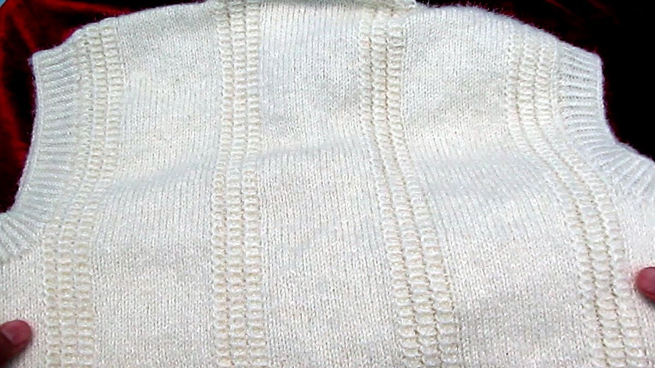 NEW IDEA GENTS SWEATER BACK DESIGN // मफलर कॉलर वाले स्वेटर के पीछे का डिज़ाइन // #197