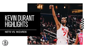 Kevin Durant Highlights | Brooklyn Nets vs. Washington Wizards | 12.12.22