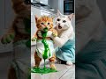 Kitty needs new pamper  #9cutecat #shorts #cat #funny #catai #kitten #story