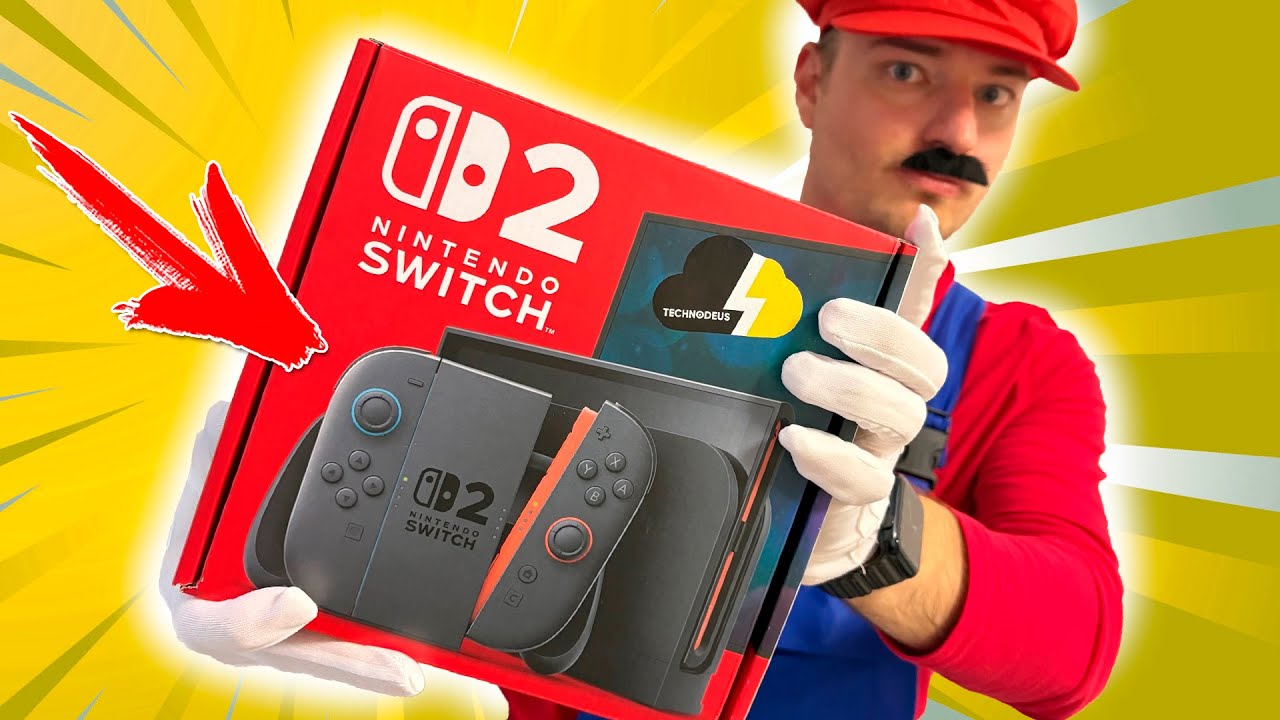 ПЕРВОЕ ВКЛЮЧЕНИЕ NINTENDO SWITCH 2 В ПРЯМОМ ЭФИРЕ