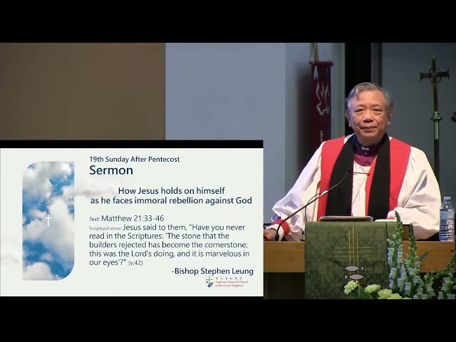 2026-10-04-How Jesus holds on himself as he faces immoral rebellion against God-Bishop Stephen Leung