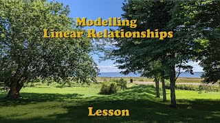 3-4 Modelling Linear Relationships
