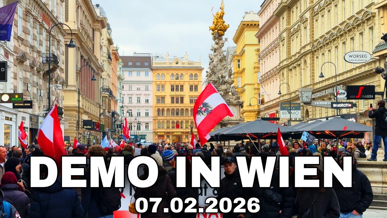 Demo in Wien, 07.02.2026