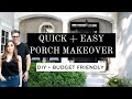 QUICK + EASY FRONT PORCH MAKEOVER | DIY + BUDGET FRIENDLY IDEAS | HOUSE OF VALENTINA