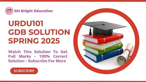 𝐔𝐫𝐝𝐮𝟏𝟎𝟏 || 𝐆𝐝𝐛 𝐒𝐨𝐥𝐮𝐭𝐢𝐨𝐧 𝐒𝐩𝐫𝐢𝐧𝐠 𝟐𝟎𝟐𝟓 || 💯% 𝐂𝐨𝐫𝐫𝐞𝐜𝐭 𝐒𝐨𝐥𝐮𝐭𝐢𝐨𝐧 || 𝐒𝐌 𝐁𝐫𝐢𝐠𝐡𝐭 𝐄𝐝𝐮𝐜𝐚𝐭𝐢𝐨𝐧