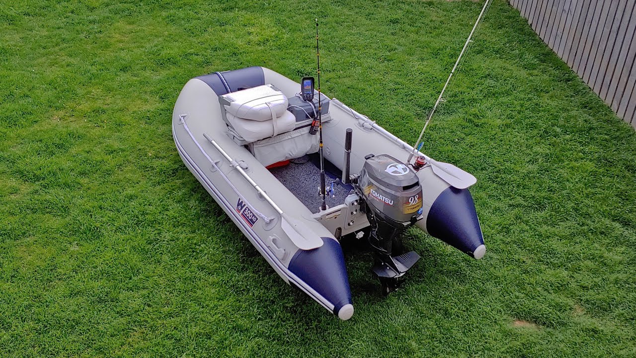 The perfect tidy SIB, soft inflatable boat/tender setup walkaround