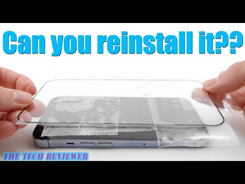 Reinstall a screen protector after you take it off? Let’s try with the Shellrus Sapphire for 13 Pro!
