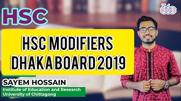 HSC Modifiers| Dhaka Board 2019| Sayem Hossain