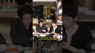 Jake Cutting Steak For Baby Sunoo Pat Head Vs Ask Jay To Move His Hand