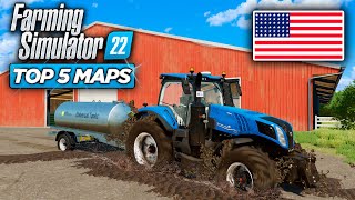 Top 5 AMERICAN Maps, You MUST Try In Farming Simulator 22!