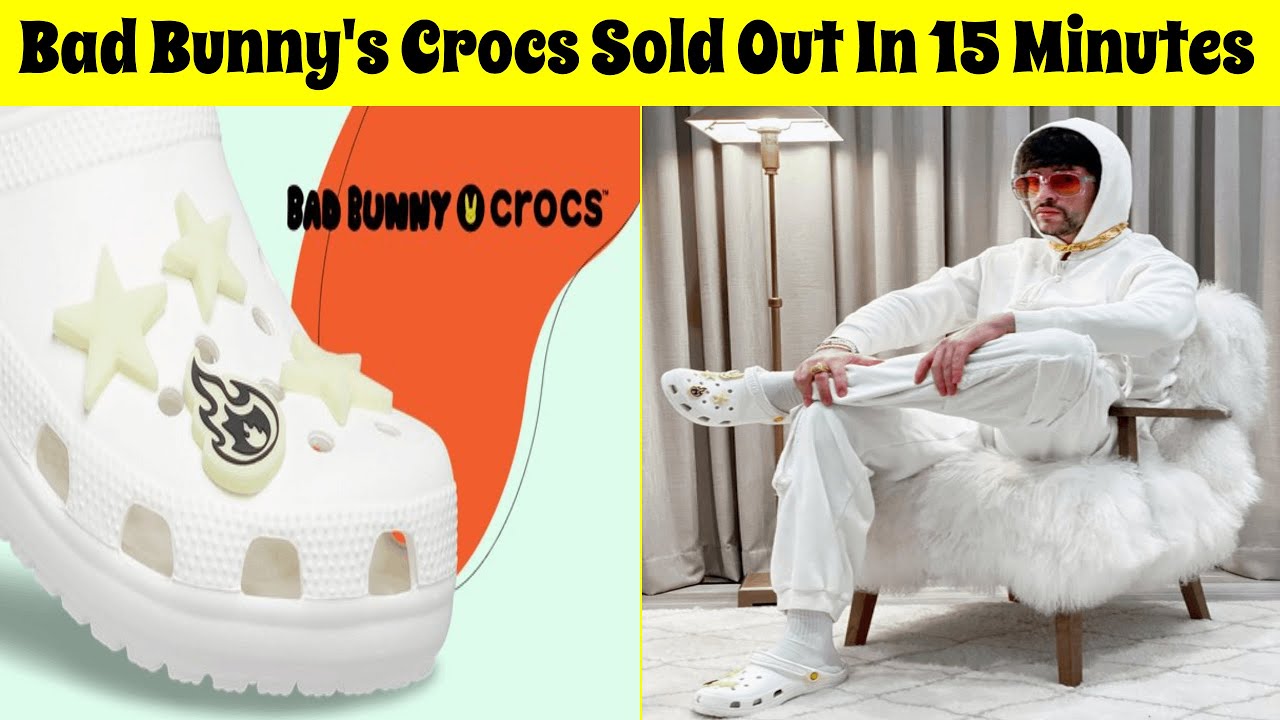 Bad Bunny's new Crocs sold out in minutes and fans were so upset ...