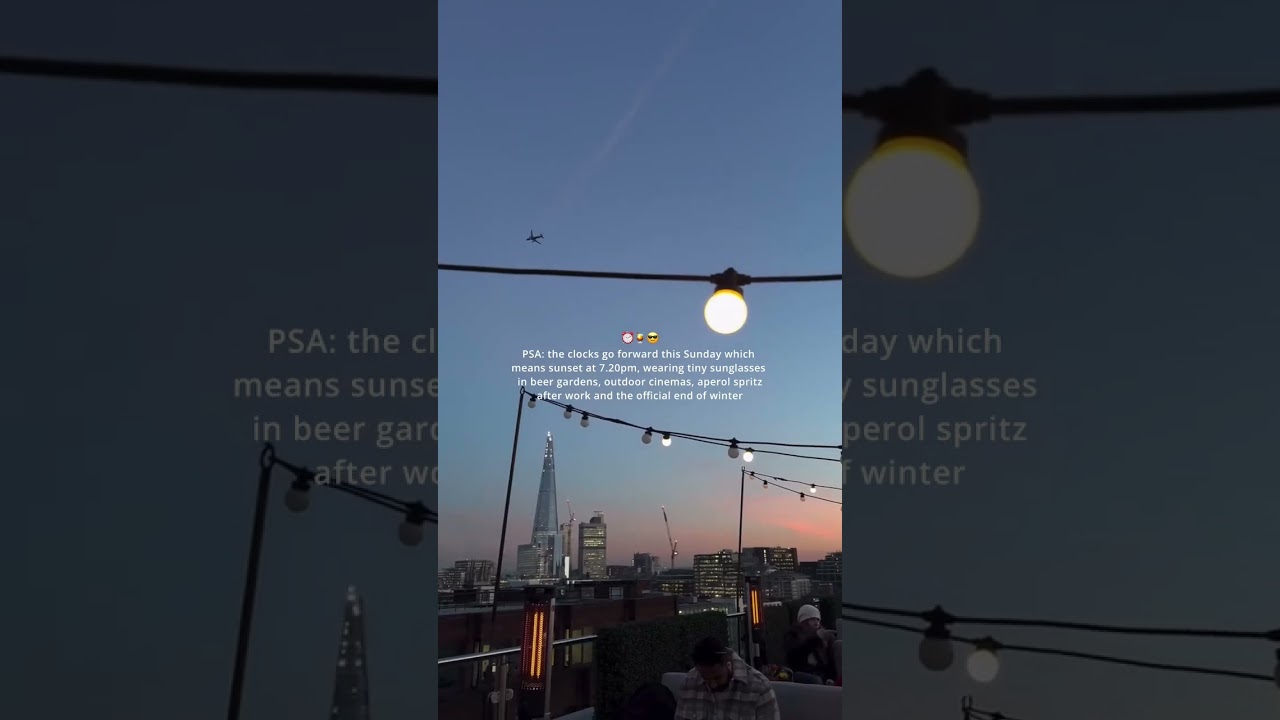 PSA: The Clocks Go Forward This Sunday