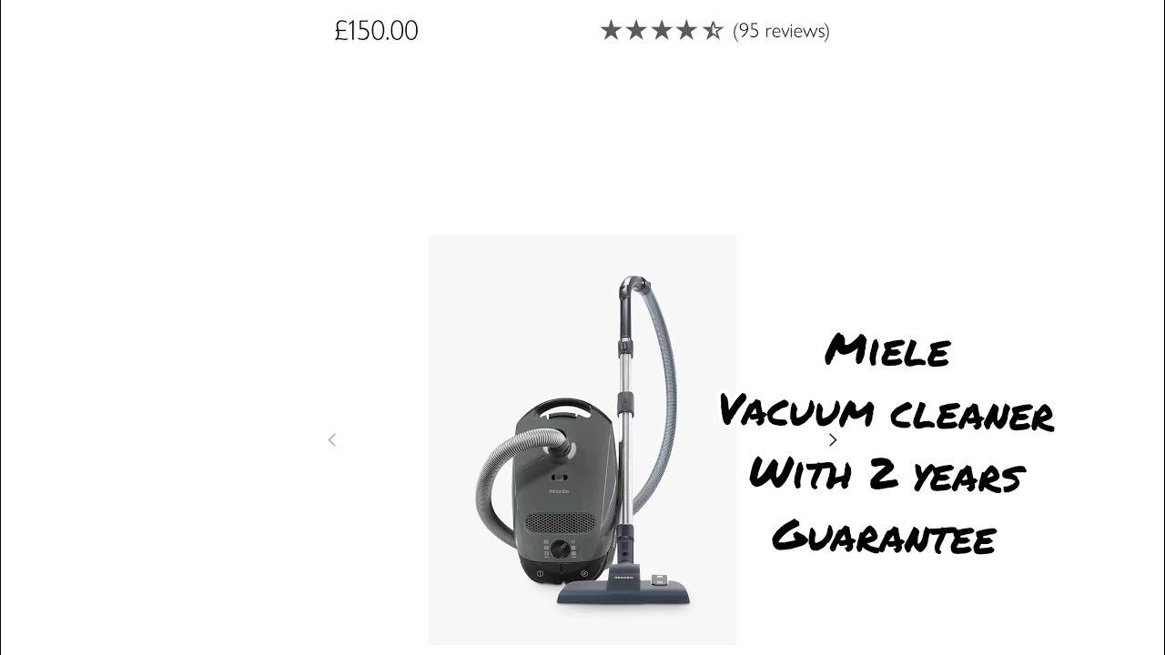 Miele C1 jubilee vacuum cleaner unboxing and cleaning test YouTube