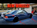 NEW WHEELS REVEAL! It Transformed my Mercedes in to a Mafia Car