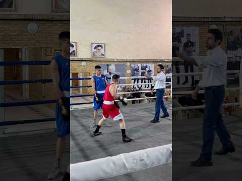 بازی های درون اردویی تیم ملی بوکس   نیما بیاتی 