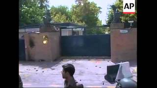 WRAP Demonstrators stone British embassy and burn flag, adds more protest screenshot 4