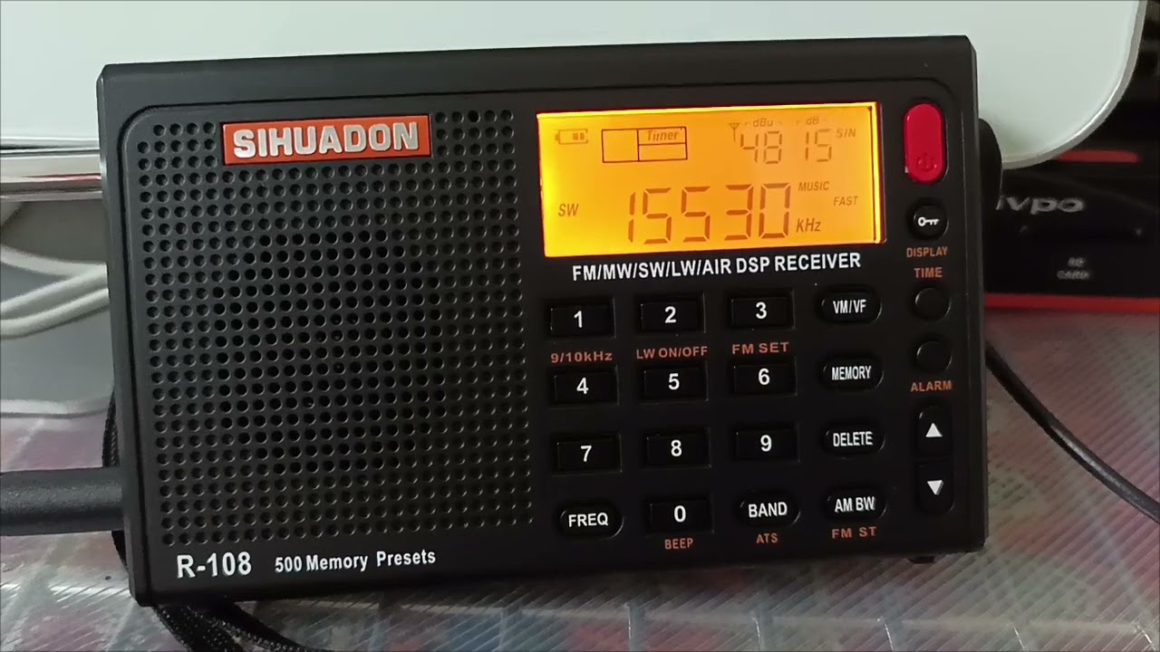 SW 15530 kHz KSDA ADVENTIST WORLD R. GUAM