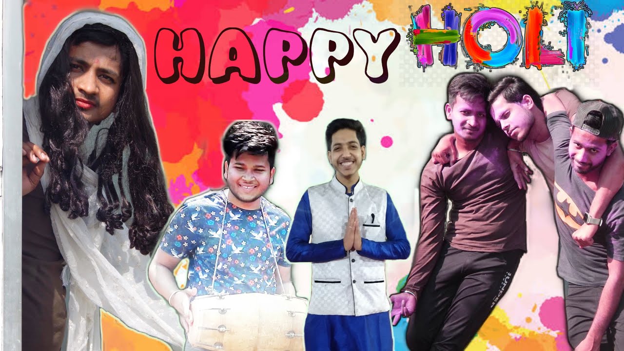 Types of people in Holi || Every holi ever || Happy holi || Clickzone blogs