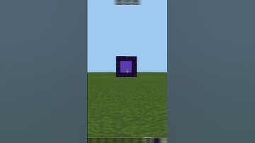 #minecraft #shorts #I made crying obsidian portal