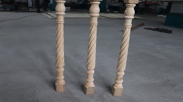 Professional 3 Axis CNC wood lathe with spindles for turning and carving