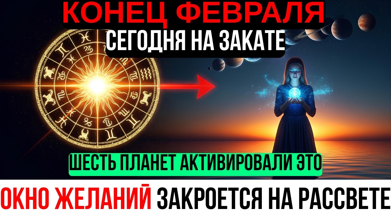 ПОСЛЕДНЯЯ НОЧЬ ФЕВРАЛЯ: ШЕСТЬ ПЛАНЕТ СОШЛИСЬ В НЕБЕ — ТВОЁ ЖЕЛАНИЕ МОЖЕТ СТАТЬ РЕАЛЬНОСТЬЮ!