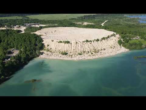 Борницкий карьер. Барханы лазурного берега Ленинградской области