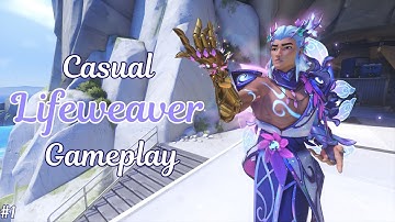 Casual Lifeweaver Gameplay | Quickplay Support OW2 🪷 (#1)