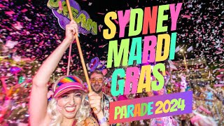 [4K] Sydney Gay and Lesbian Mardi Gras Parade 2024 #australia #lgbt