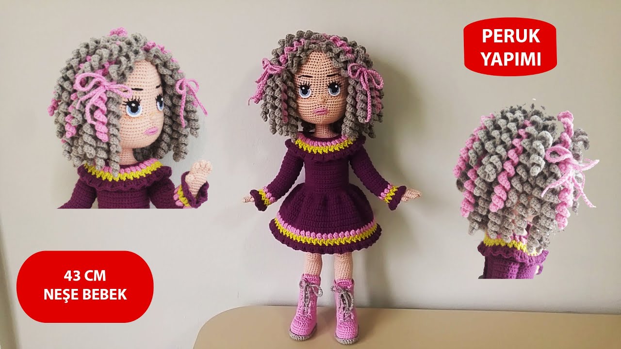 Neşe Bebek (Gülşah bebek) peruk yapımı(English subtitle)