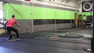 Hand Over Hand Sled Pull Demo - Progressive Strength & Conditioning