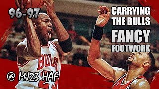 Michael Jordan Highlights vs Heat (1996.12.07) - 37pts, FANCY FOOTWORK!