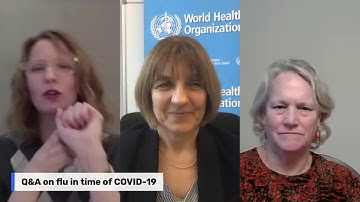 #COVID19 and Influenza LIVE Q&A with Dr Sylvie Briand and Ann Moen - #AskWHO of 3 November 2020