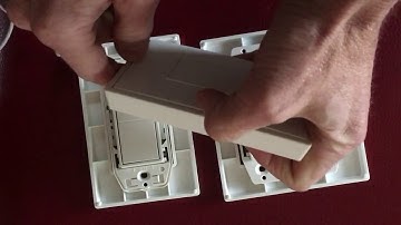 Removing backplate from Enocean switches.