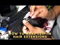 How To Make Clip In Hair Extensions!