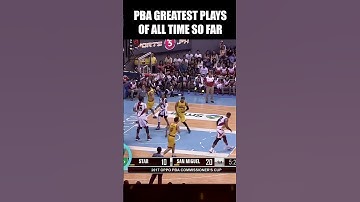 PBA GREATEST PLAYS OF ALL TIME