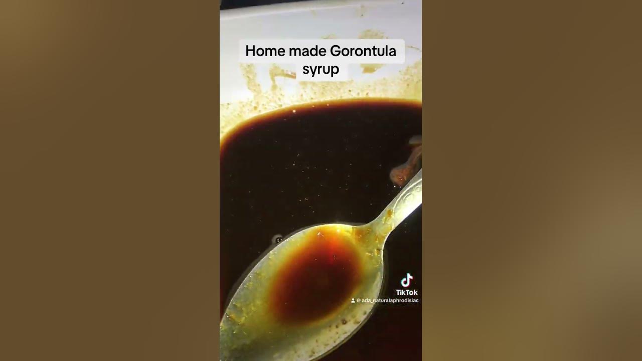 How to make gorontula syrup at home using 1 gorontula fruit 2 date 3