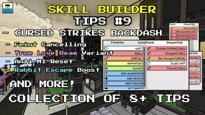 Collection of SKILL BUILDER tips in JJS! | Jujutsu Shenanigans Skill Builder Tutorial