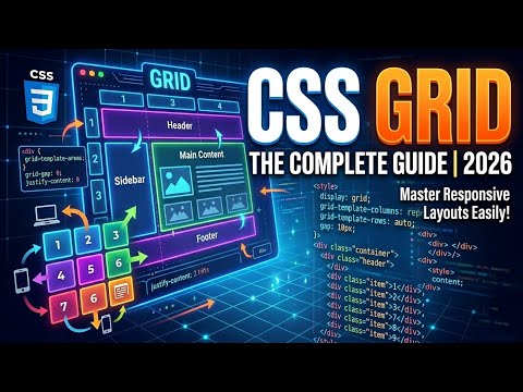 CSS Grid Tutorial for Beginners | Rows & Columns Explained