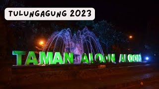 Keliling Tulungagung || Lewat Alun Alun Tulungagung Malam Hari Suasana Sepi atau Ramai