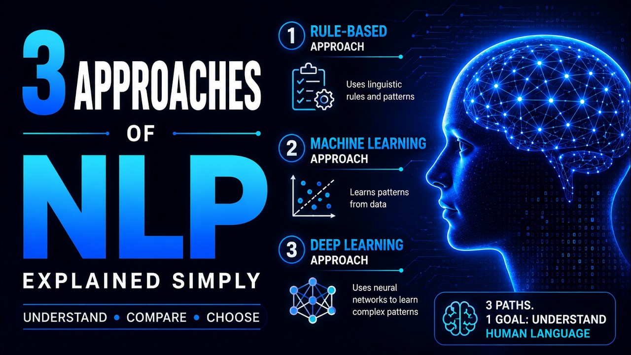 3 Approaches of NLP Explained | Rule-Based vs Machine Learning vs Deep Learning 🤖🔥