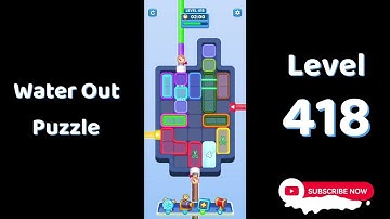 Water Out Puzzle Level 418 Walkthrough 💧 | Step-by-Step Solution | SolutionGuruji