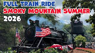 Dollywood Train Ride 2026 🇺🇸 Cinderella Engine Decorated for America's 250th