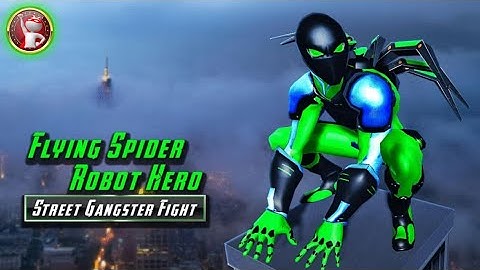 Super Spider Robot Hero City Rescue Mission - Power Spider Gameplay 3d