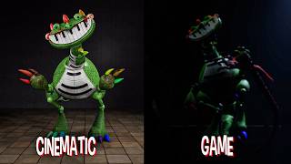 Pianosaurus - Game  VS Cinematic (Poppy Playtime: Chapter 4)