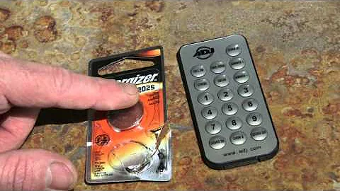 ADJ UC IR Remote Battery Replacement - DJ Tips In Under A Minute