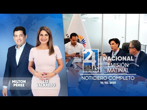 Noticiero de Ecuador (Primera Emisión 14/02/2025)