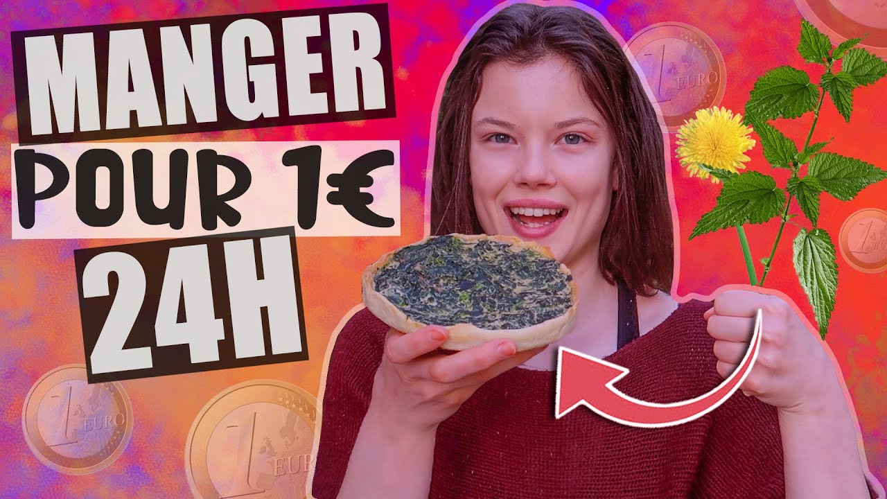 JE MANGE POUR MOINS DE 1€ PENDANT TOUTE UNE JOURNÉE (24H challenge) - Claire