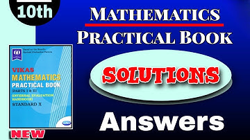Class 10 practical book - math practical book - mathematics practical book - vikas math practical