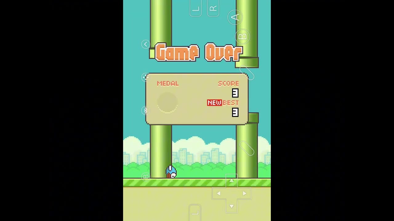 Flappy bird in gameboy advance rom!